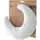 roba roba® Babykissen Lil Cuties, Mond grau|silberfarben