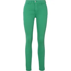 Skinny-fit-Jeans MAC "Dream Skinny", Damen, Gr. 44, Länge 32, grün (bright grün), Jeans, Obermaterial: 88% Baumwolle, 9% Polyester, 3% Elasthan, casual, sehr figurbetont lang, Jeans, in hochelastische Qualität für den perfekten Sitz