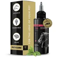 Peticare Anti-Läuse & Haarlinge Spray für Pferde, unterstützt bei Juckreiz 100 ml