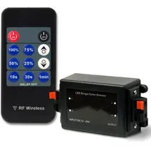 ISOLED LED Strip Funk PWM-Controller, 1 Kanal, 12-24V DC 8A, Nachlaufsteuerung