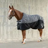 SUNRIDE Stalldecke Helsinki - schwarz/grau - 155 cm