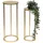 DanDiBo Ambiente Blumenhocker 2er Set Rund 96510 60 x 60 cm Gold