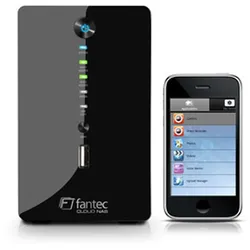 FANTEC CL-35B2 Gigabit Cloud NAS fuer 2x8,89cm SATA HDD RAID