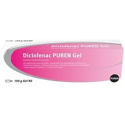 Diclofenac PUREN Gel - effektive Schmerzbehandlung 150 g