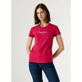 Pepe Jeans New Virginia SS N T-Shirt pink penn Pink), M, Rosa (Penn Pink), M - M