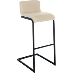 CLP Barhocker port Schwarz creme/Stoff