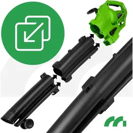 Maltec Laubbläser Laubsauger mit Schredder 3500 W