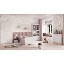 les tendances Kinderbett Babydreams 80 x 160 cm MDF/Spanplatte weiß