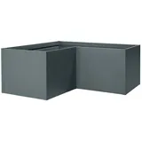 Floraworld Eckhochbeet Twin-Wall 180 x 180 x 76 cm Fassungsvermögen 1.600,