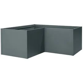 Floraworld Eckhochbeet Twin-Wall 180 x 180 x 76 cm Fassungsvermögen 1.600,