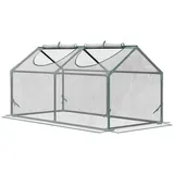 Outsunny Gewächshaus B/H/L: ca. 60x60x120 cm - Transparent