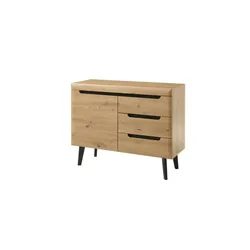 Sideboard  Tineo , holzfarben , Maße (cm): B: 107 H: 83 T: 40