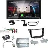 Kenwood DMX8021DABS Android Auto CarPlay Einbauset für Hyundai i30 GD GDH