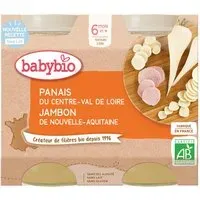 Babybio PANAIS DU CENTRE-VAL DE LOIRE JAMBON NOUVELLE-AQUITAINE dès 6 mois Aliment 400 g