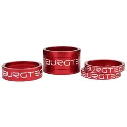 Burgtec Vorbau Spacer Set - Red