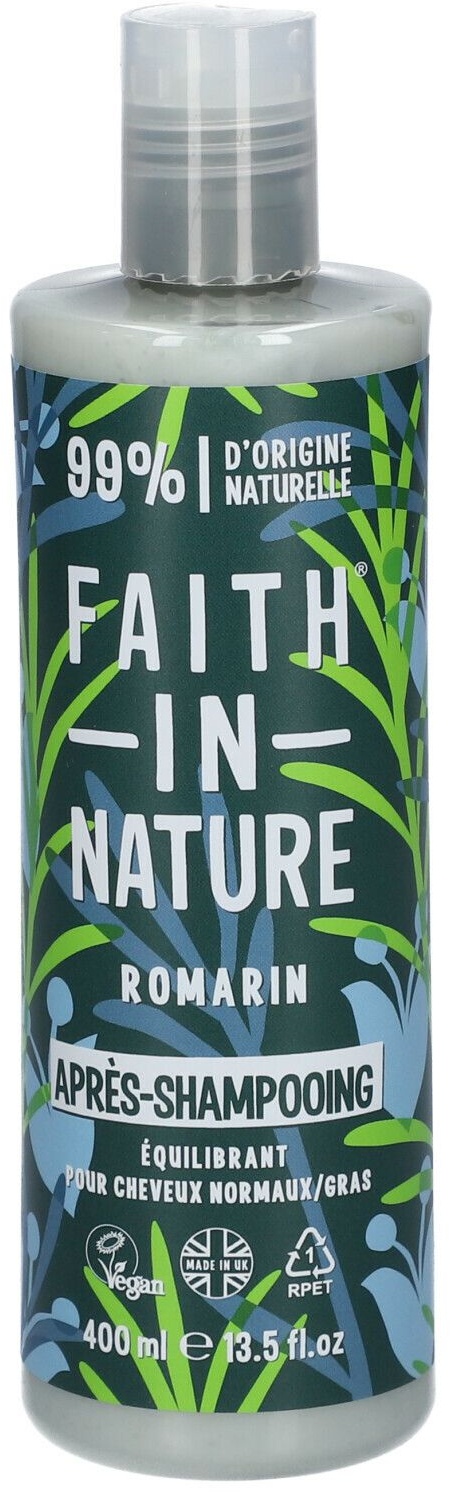 FAITH® IN NATURE Après-Shampooing Équilibrant au Romarin 400 ml shampooing