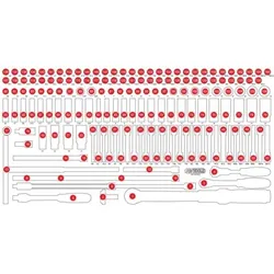 Leere Schaumstoffeinlage zu 813.0165