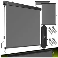 Kesser Senkrechtmarkise 200 x 250 cm grau wasserabweisend