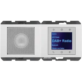 Berker Radio Touch mit Lautsprecher DAB+ Bluetooth K.x polarweiss glänzend 30807009