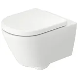Duravit D-Code Wand-WC mit WC-Sitz Weiß hochglanz