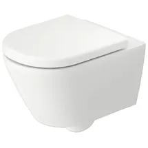Duravit D-Code Wand-WC mit WC-Sitz Weiß hochglanz