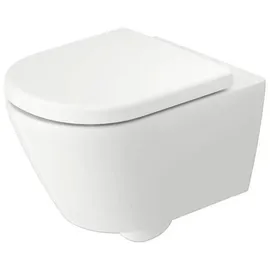 Duravit D-Code Wand-WC mit WC-Sitz Weiß hochglanz