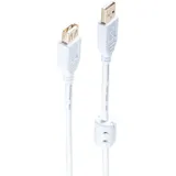 ShiverPeaks USB-A 3 m Weiß