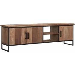 TV Board Beam mit Türen, 180 cm Natur