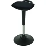 Stier Multibewegliche Stehhilfe mit Tellerfuß Sitzhöhe 600-840mm Schwarz