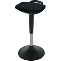 Stier Multibewegliche Stehhilfe mit Tellerfuß Sitzhöhe 600-840mm Schwarz