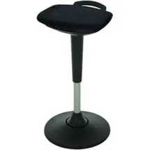 Stier Multibewegliche Stehhilfe mit Tellerfuß Sitzhöhe 600-840mm Schwarz