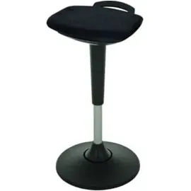 Stier Multibewegliche Stehhilfe mit Tellerfuß Sitzhöhe 600-840mm Schwarz