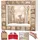 Brubaker Adventskalender Wald Holz Weiß Natur mit LED Beleuchtung 35,5 x 6 x 27 cm