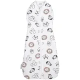 Meyco Baby Babyschlafsack Animal Multicolour (1 tlg), 70cm bunt