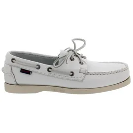 Sebago Docksides Portland Herren Weiß 43