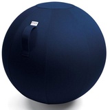 VLUV LEIV Stoff-Sitzball, 60-65cm Royal Blue Ø 60cm - 65cm, Möbelbezugsstoff, robust und formstabil, mit Tragegriff