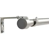deco-raum Gardinenstange Silber, Metall, 160 cm Ø Vorhänge, Gardinenstangen