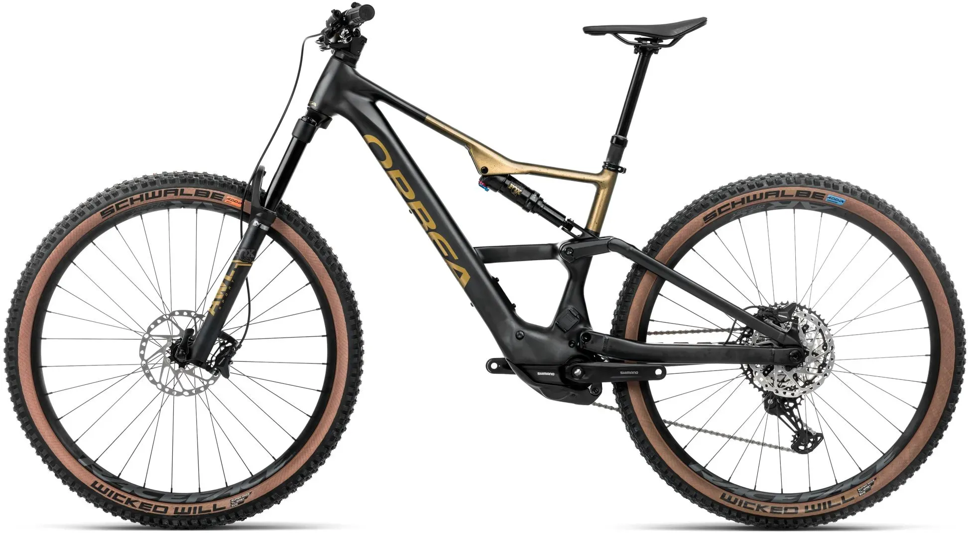 ORBEA RISE SL H20 L Diamond Black-Splash - Olive Green (Matt)