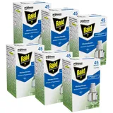 Raid Essentials Mückenstecker 45 Nächte Nachfüller, elektrischer Insektenschutz vor Mücken & Tigermücken, mit pflanzlichen Wirkstoffen, geruchsneutral, 6er Pack (6 x 32 ml)