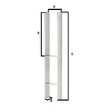 Trendline H-Pfostenanker 60 x 9,1 x 6 cm