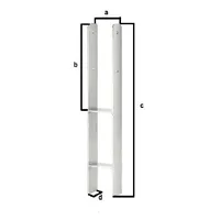 Trendline H-Pfostenanker 60 x 9,1 x 6 cm