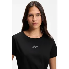 Boss Regular Fit T-Shirt aus reiner Baumwolle Modell 'C_ELOVE_EMBRO', Black, M