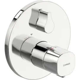 Hansa HANSALIVING Wannen- und Brausearmatur, Fertigmontageset/Thermostat, rund, ohne Sicherungseinrichtung, 81149552 Fertigmontageset / Wannen-Thermostat-Batterie | schrom