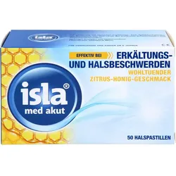 ISLA MED akut Zitrus-Honig Pastillen 50 St.