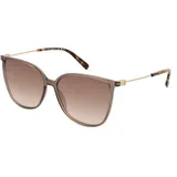 Tommy Hilfiger Th 2095/S Damen-Sonnenbrille Vollrand Cateye Kunststoff-Gestell, braun,