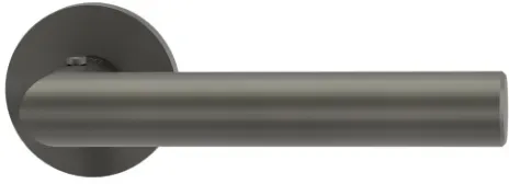 Griffwerk VAYA 128 LUCIA Drückergarnitur, Fast2Fix, Kaschmirgrau, smart2lock DIN R