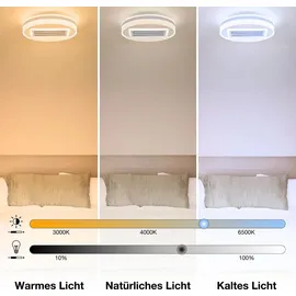 Osram Deckenlicht/-ventilator 55 cm Deckenventilator Weiß