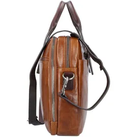 Castelijn & Beerens Rien Aktentasche RFID Leder 41 cm Laptopfach braun