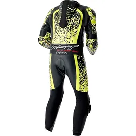 RST Pro Series D3O Airbag Lederkombi - Neon Yellow - XS