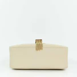 Valentino Stella Schultertasche Synthetik Beige/Weiß